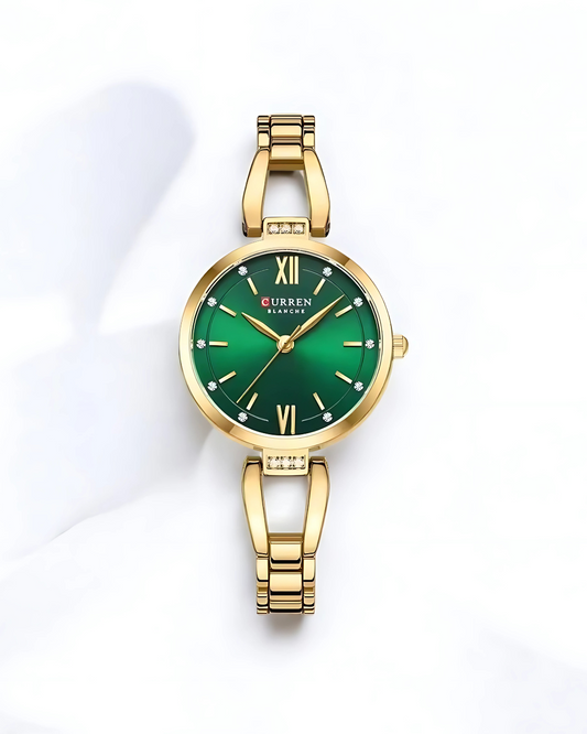 MONTRE - ADELINA OR VERT