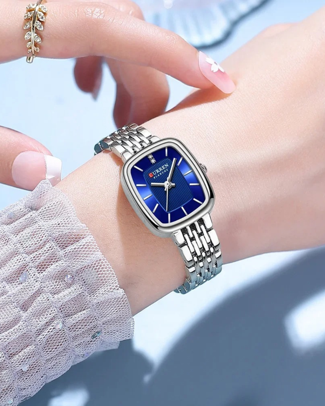 MONTRE - JULIANA ARGENT BLEU